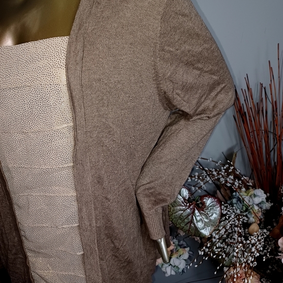 CJ Banks sweater with tiered attached tank - Picture 5 of 13